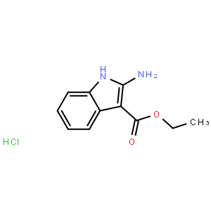 Ethyl 2-amino-1H-indole-3-carboxylate hydrochloride