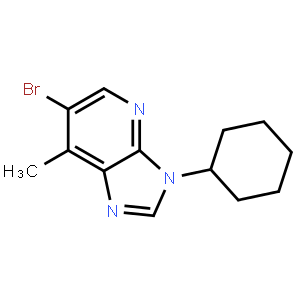 6-Bromo-3-cyclohexyl-7-methylimidazo[4,5-b]pyridine