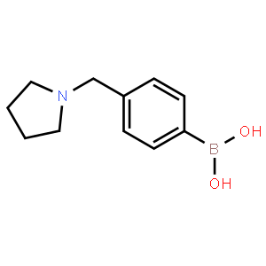 (4-(pyrrolidin-1-ylmethyl)phenyl)boronic acid