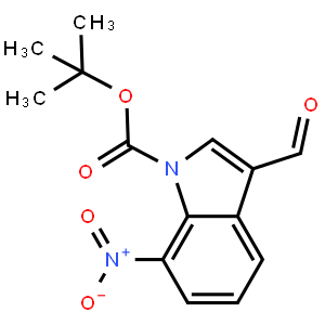 1-Boc-7-nitro-3-formylindole