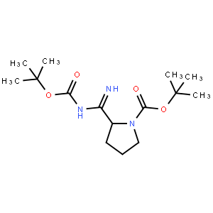tert-Butyl 2-(N-(tert-butoxycarbonyl)carbamimidoyl)pyrrolidine-1-carboxylate