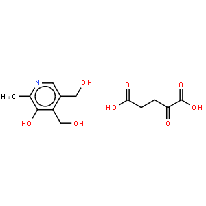 (5-Hydroxy-6-methylpyridine-3,4-diyl)dimethanol 2-oxopentanedioate
