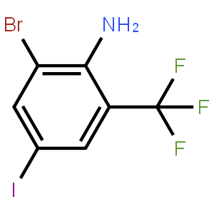 2-Bromo-4-iodo-6-(trifluoromethyl)aniline