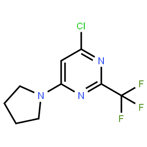 4-Chloro-6-pyrrolidin-1-yl-2-trifluoromethylpyrimidine