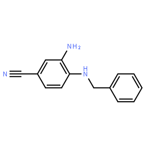 3-Amino-4-(benzylamino)benzonitrile