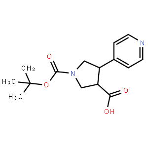 Boc-(+/-)-trans-4-(4-pyridinyl)-pyrrolidine-3-carboxylic acid