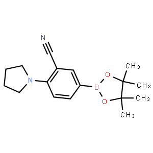 3-Cyano-4-pyrrolidinophenylboronic acid pinacol ester