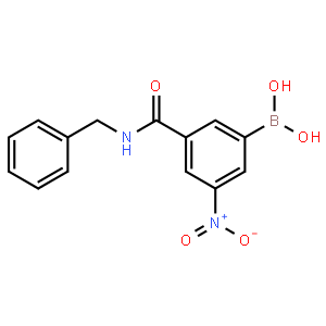 3-Benzylcarbamoyl-5-nitrobenzeneboronic acid