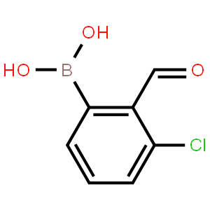 (3-Chloro-2-formylphenyl)boronic acid