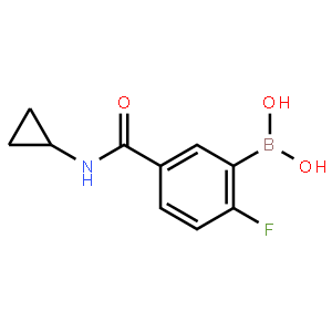 5-(Cyclopropylcarbamoyl)-2-fluorophenylboronic acid