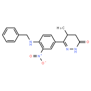 6-(4-(Benzylamino)-3-nitrophenyl)-5-methyl-4,5-dihydropyridazin-3(2H)-one