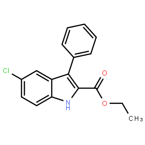 Ethyl 5-chloro-3-phenyl-1H-indole-2-carboxylate
