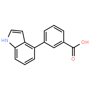 3-(1H-吲哚-4-基)苯甲酸