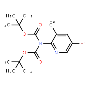 2-(N,N-BisBOC-amino)-5-bromo-3-methylpyridine