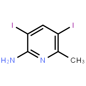 2-Amino-3,5-diiodo-6-methylpyridine
