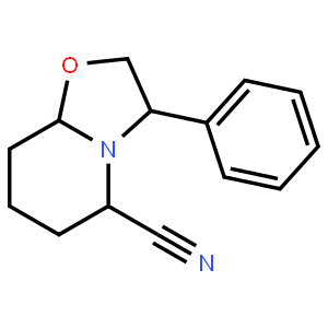 (3S,5R,8aS)-3-Phenylhexahydro-2H-oxazolo[3,2-a]pyridine-5-carbonitrile