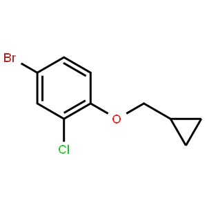 4-Bromo-2-chloro-1-(cyclopropylmethoxy)benzene