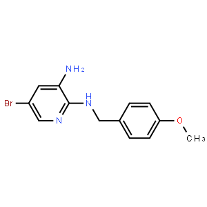 5-Bromo-2-N-[(4-methoxyphenyl)methyl]pyridine-2,3-diamine