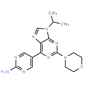 5-(9-Isopropyl-2-morpholino-9H-purin-6-yl)pyrimidin-2-amine