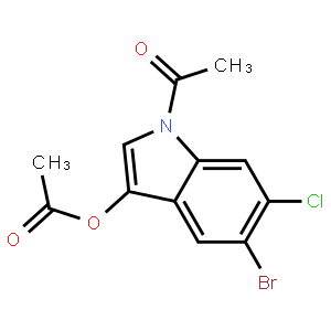 1-Acetyl-5-bromo-6-chloro-1H-indol-3-yl acetate