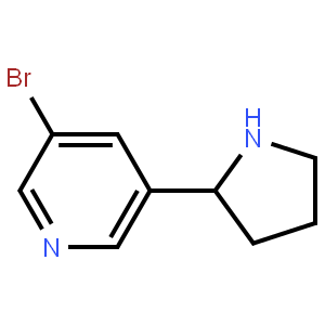 3-Bromo-5-(2-pyrrolidinyl)pyridine