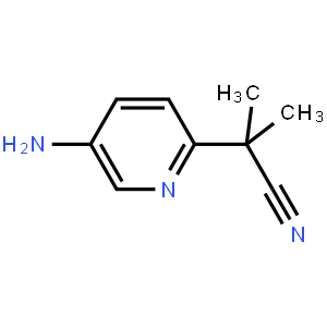 2-(5-aminopyridin-2-yl)-2-methylpropanenitrile