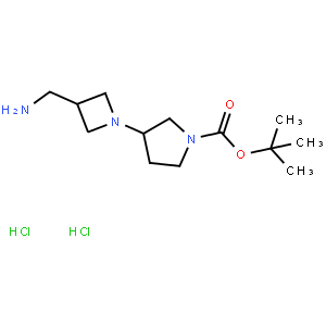 tert-Butyl 3-(3-(aminomethyl)azetidin-1-yl)pyrrolidine-1-carboxylate dihydrochloride