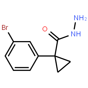 1-(3-Bromophenyl)cyclopropane-1-carbohydrazide