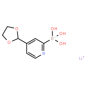 Lithium (4-(1,3-dioxolan-2-yl)pyridin-2-yl)trihydroxyborate