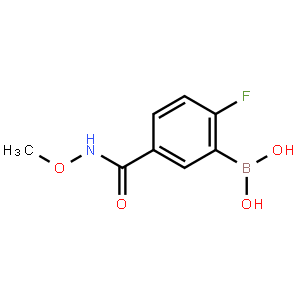 2-Fluoro-5-(methoxycarbamoyl)benzeneboronic acid