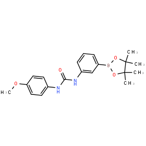 1-(4-Methoxyphenyl)-3-(3-(4,4,5,5-tetramethyl-1,3,2-dioxaborolan-2-yl)phenyl)urea