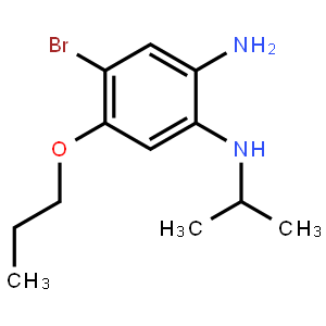 4-Bromo-1-N-isopropyl-5-propoxybenzene-1,2-diamine
