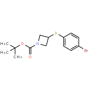 1-BOC-3-(4-bromophenyl)sulfanylazetidine