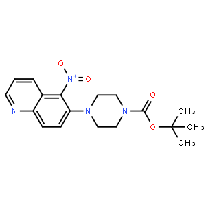 tert-Butyl 4-(5-nitroquinolin-6-yl)piperazine-1-carboxylate