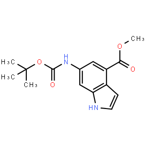 6-(叔丁氧羰基氨基)-1H-吲哚-4-羧酸甲酯
