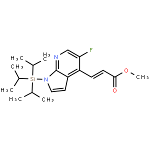 (E)-Methyl 3-(5-fluoro-1-(triisopropylsilyl)-1h-pyrrolo[2,3-b]pyridin-4-yl)acrylate