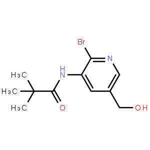 N-(2-Bromo-5-(hydroxymethyl)pyridin-3-yl)pivalamide