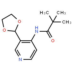 N-(3-[1,3]Dioxolan-2-yl-pyridin-4-yl)-2,2-dimethyl-propionamide