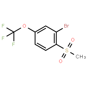 2-Bromo-1-methanesulfonyl-4-(trifluoromethoxy)benzene