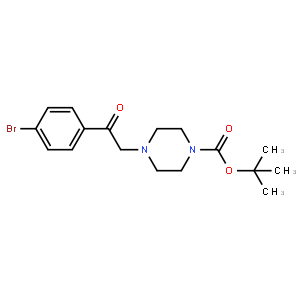 tert-Butyl 4-(2-(4-bromophenyl)-2-oxoethyl)piperazine-1-carboxylate
