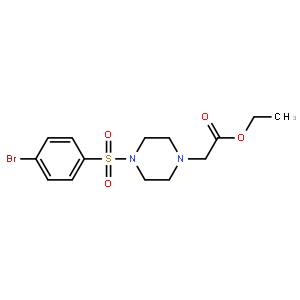Ethyl 2-(4-((4-bromophenyl)sulfonyl)piperazin-1-yl)acetate