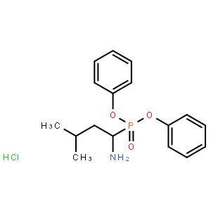 Diphenyl 1-amino-3-methylbutylphosphonate HCl