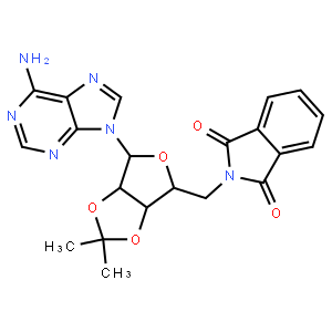 2-(((3aR,4R,6R,6aR)-6-(6-Amino-9H-purin-9-yl)-2,2-dimethyltetrahydrofuro[3,4-d][1,3]dioxol-4-yl)methyl)isoindoline-1,3-dione
