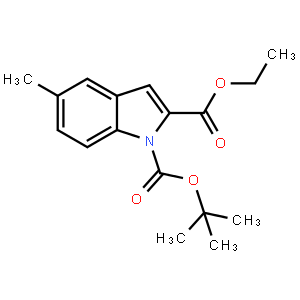 1-tert-Butyl 2-ethyl 5-methyl-1H-indole-1,2-dicarboxylate