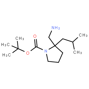 (R)-tert-Butyl 2-(aminomethyl)-2-isobutylpyrrolidine-1-carboxylate