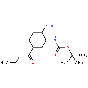 (1S,3R,4R)-Ethyl 4-amino-3-((tert-butoxycarbonyl)amino)cyclohexanecarboxylate