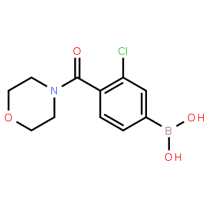 3-Chloro-4-(4-morpholinylcarbonyl)benzeneboronic acid