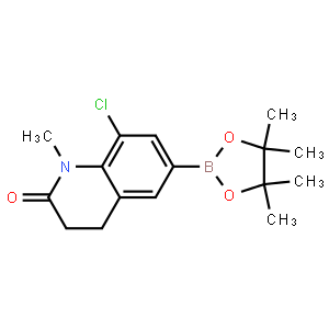 8-Chloro-1-methyl-6-(4,4,5,5-tetramethyl-1,3,2-dioxaborolan-2-yl)-3,4-dihydroquinolin-2(1H)-one