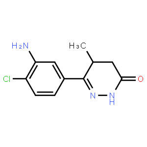 6-(3-Amino-4-chlorophenyl)-5-methyl-4,5-dihydropyridazin-3(2H)-one