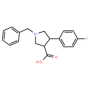 (3S,4R)-1-Benzyl-4-(4-fluorophenyl)pyrrolidine-3-carboxylic acid